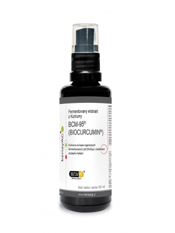 Kurkuma BCM-95® (BIOCURCUMIN®) - fermentowany ekstrakt (spray 50 ml)