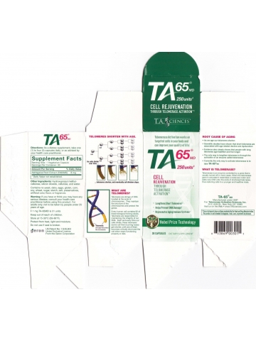 TA-65®MD Astragalus 250 UNITS (90 kapsułek) - suplement diety