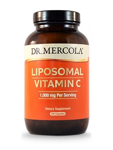 WITAMINA C Liposomalna DR. MERCOLA® (180 kapsułek Licaps®) - suplement diety