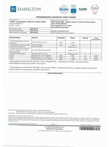 BroccoRaphanin® Activated - Aktywny ekstrakt z nasion brokułów (60 kapsułek) - suplement diety