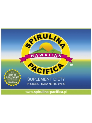 Spirulina Pacifica® hawajska w proszku (270 g) - suplementy diety