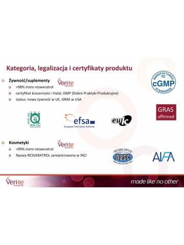 trans-Resveratrol 98% Veri-te™ (60 kapsułek) - suplement diety