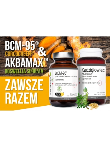 Kurkuma BCM-95® (CURCUGREEN®) - czysty ekstrakt z kurkumy (60 kapsułek) - suplement diety