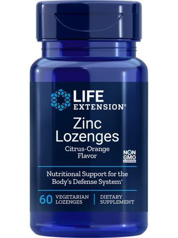 Cynk Lozenges Life Extension (60 pastylek do ssania) - suplement diety