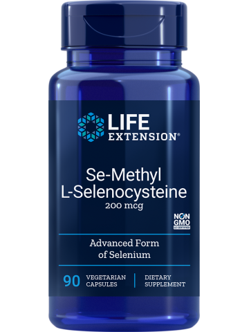 Selen - Se-Methyl L-Selenocysteine Life Extension (90 kapsułek) - suplement diety