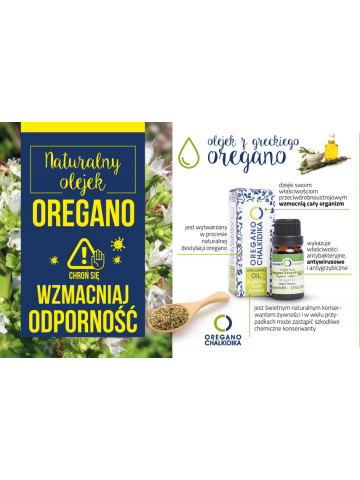 Olej z dzikiego oregano w kroplach (10 ml - 240 kropli) - suplement diety