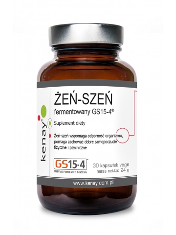 Żeńszeń fermentowany GS15-4® (30 kapsułek) - suplement diety