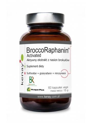 BroccoRaphanin® Activated - Aktywny ekstrakt z nasion brokułów (60 kapsułek) - suplement diety