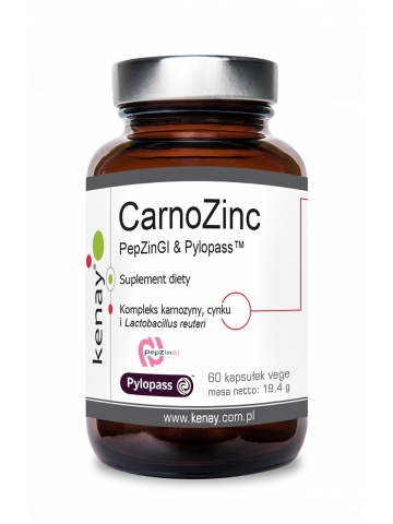 CarnoZinc PepZinGI & Pylopass™ (60 kapsułek) - suplement diety