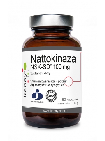 Nattokinaza 100 mg NSK-SD® (60 kapsułek) - suplement diety