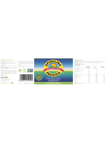 Spirulina Pacifica® hawajska 500 mg (4200 tabletek) - suplement diety