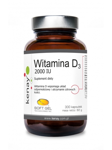 WITAMINA D3 2000 IU (300 kapsułek) - suplement diety