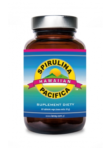 Spirulina Pacifica® hawajska 500 mg  (60 tabletek) - suplement diety