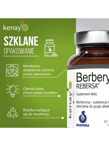 Berberyna REBERSA® (60 kapsułek) - suplement diety