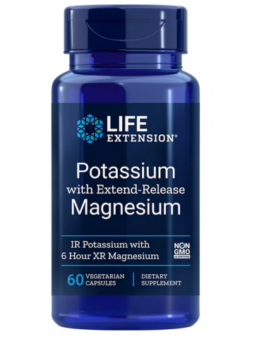 Potassium with Extend-Release Magnesium /Potez + magnez/ Life Extension (60 kapsułek) - suplement diety