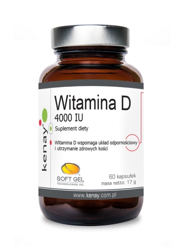 WITAMINA D 4000 IU (60 kapsułek) - suplement diety