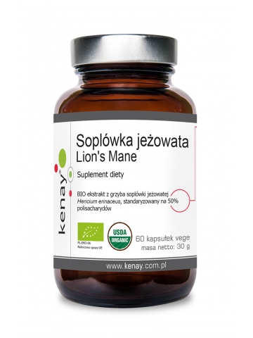 Soplówka jeżowata Lion's Mane (60 kapsułek vege) - suplement diety