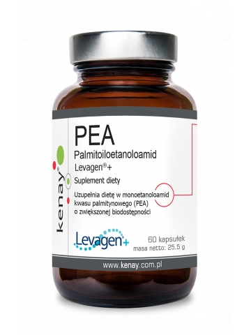 PEA Palmitoiloetanoloamid Levagen®+  (suplement diety) - 60 kapsułek