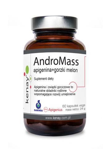 AndroMass apigenina + gorzki melon (suplement diety) - 60 kapsułek