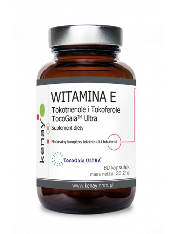 WITAMINA E Tokotrienole i Tokoferole TocoGaia™ Ultra /poprzednia nazwa EVNOL SUPRABIO™/(60 kapsułek) - suplement diety