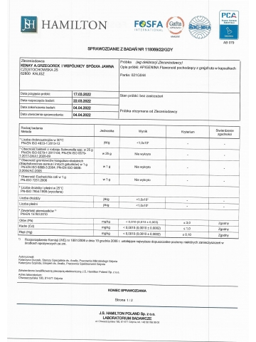 APIGENINA Flawonoid pochodzący z grejpfruta (60 kapsułek) - suplement diety