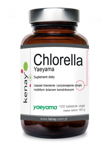 Chlorella Yaeyama (120 tabletek) - suplement diety