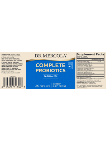 Probiotyk Complete Probiotics DR. MERCOLA® (30 kapsułek) - suplementy diety