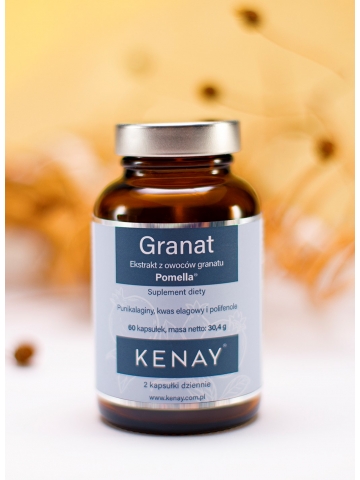 Produkt PREMIUM. GRANAT ekstrakt z owoców granatu POMELLA® (60 kapsułek) - suplement diety