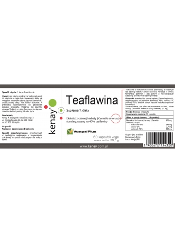 Teaflawina (60 kapsułek) - suplement diety