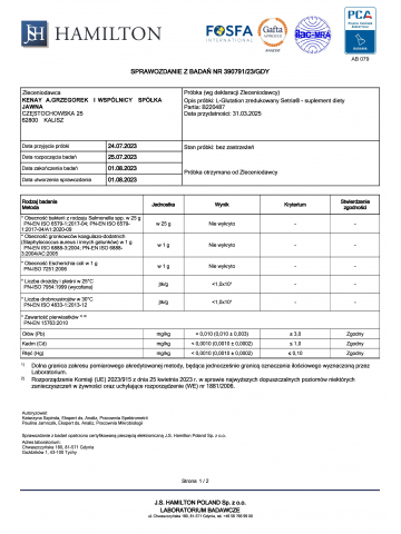 L-Glutation zredukowany Setria® (30 kapsułek) - suplement diety