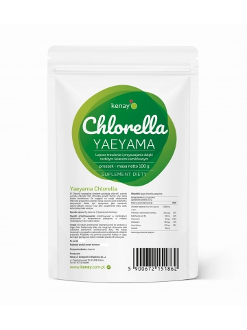 Chlorella Yaeyama w proszku (100 g) - suplement diety