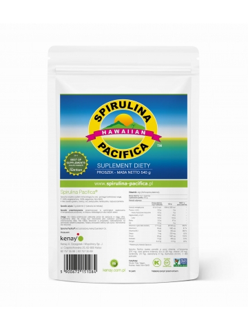 Spirulina  Pacifica® hawajska w proszku (540 g) - suplement diety