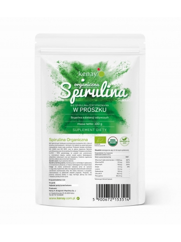 SPIRULINA ORGANICZNA w proszku (100 g) - suplement diety