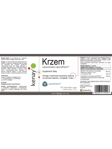 Krzem Liposomalny LipoCellTech™ (60 kapsułek vege) - suplement diety