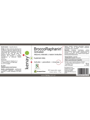 BroccoRaphanin® Activated - Aktywny ekstrakt z nasion brokułów (60 kapsułek) - suplement diety