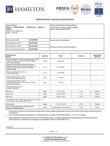 Chlorella Organiczna (600 tabletek) - suplement diety