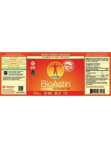 BioAstin® Astaksantyna 12 mg (25 kapsułek) - suplement diety