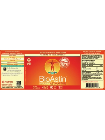 BioAstin® Astaksantyna 4 mg (60 kapsułek) - suplement diety